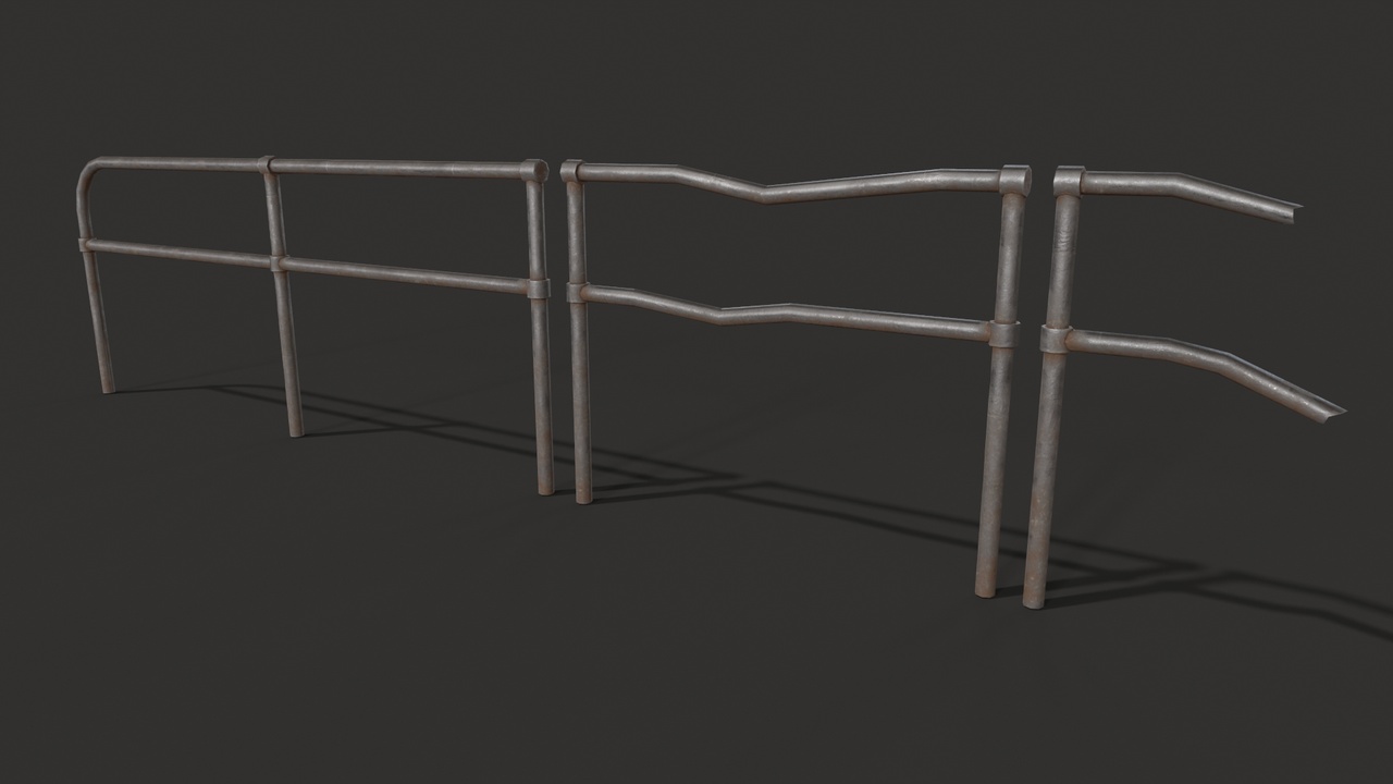 Media 1 for listing Fence Metal set Game-Ready