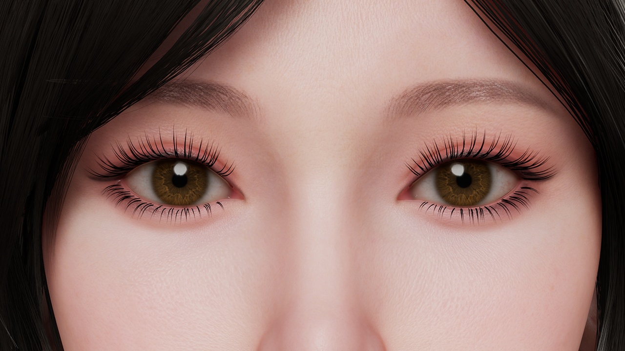 Media 1 for listing Eyelashes WispyDoll - MetaHuman HairGroom
