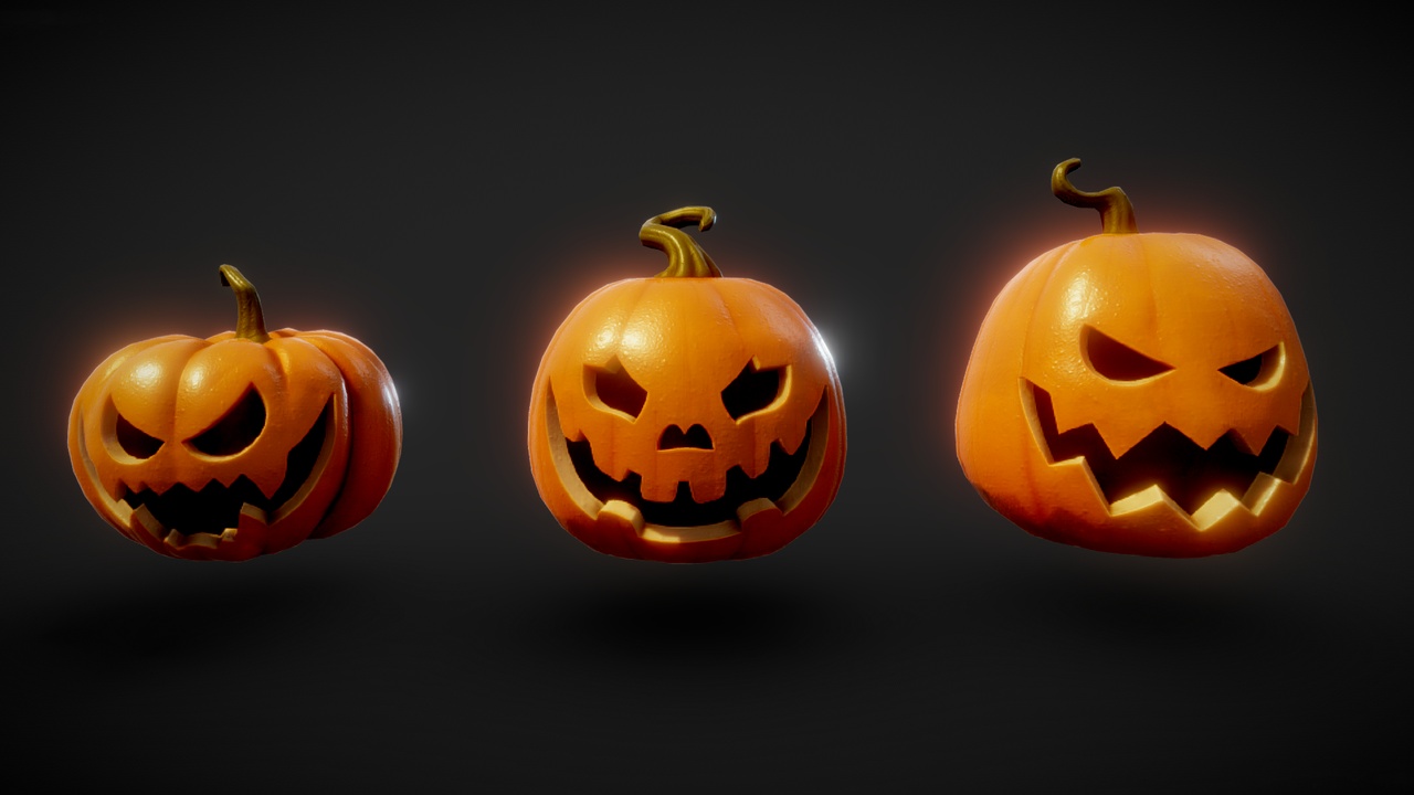 Media 1 for listing Halloween Pumpkins - Group 3