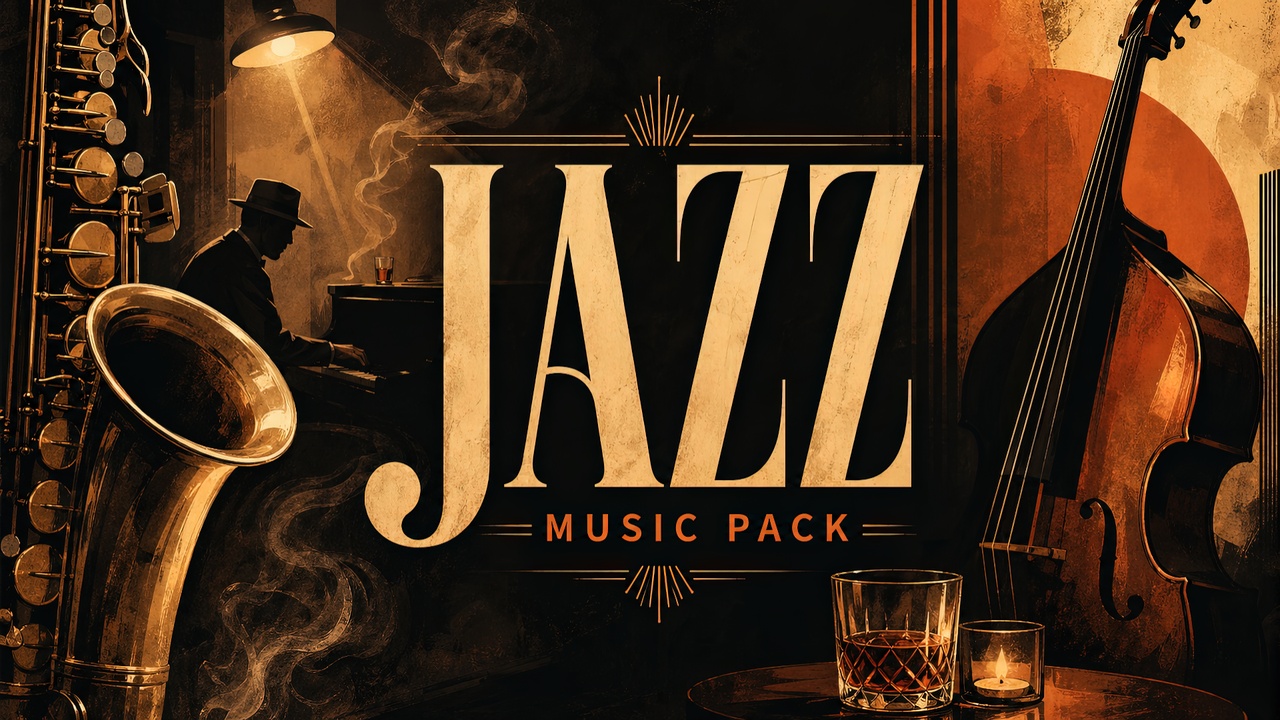 Media 1 for listing Jazz Music Pack: Noir, Detective, City, Lounge Game Tracks