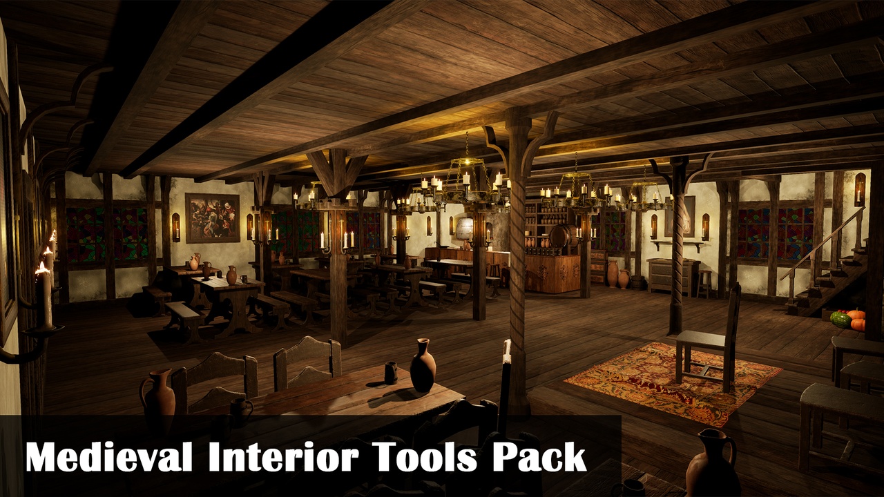 Media 1 for listing Medieval Interior Tools Pack