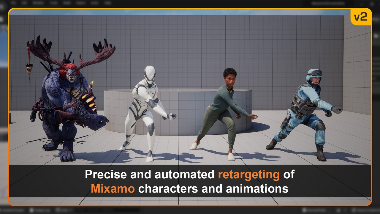 商品 Mixamo Animation Retargeting 2 的媒体 1