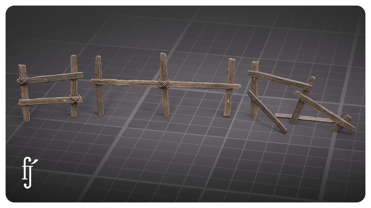 Media 1 for listing Modular Wooden Fence Pack