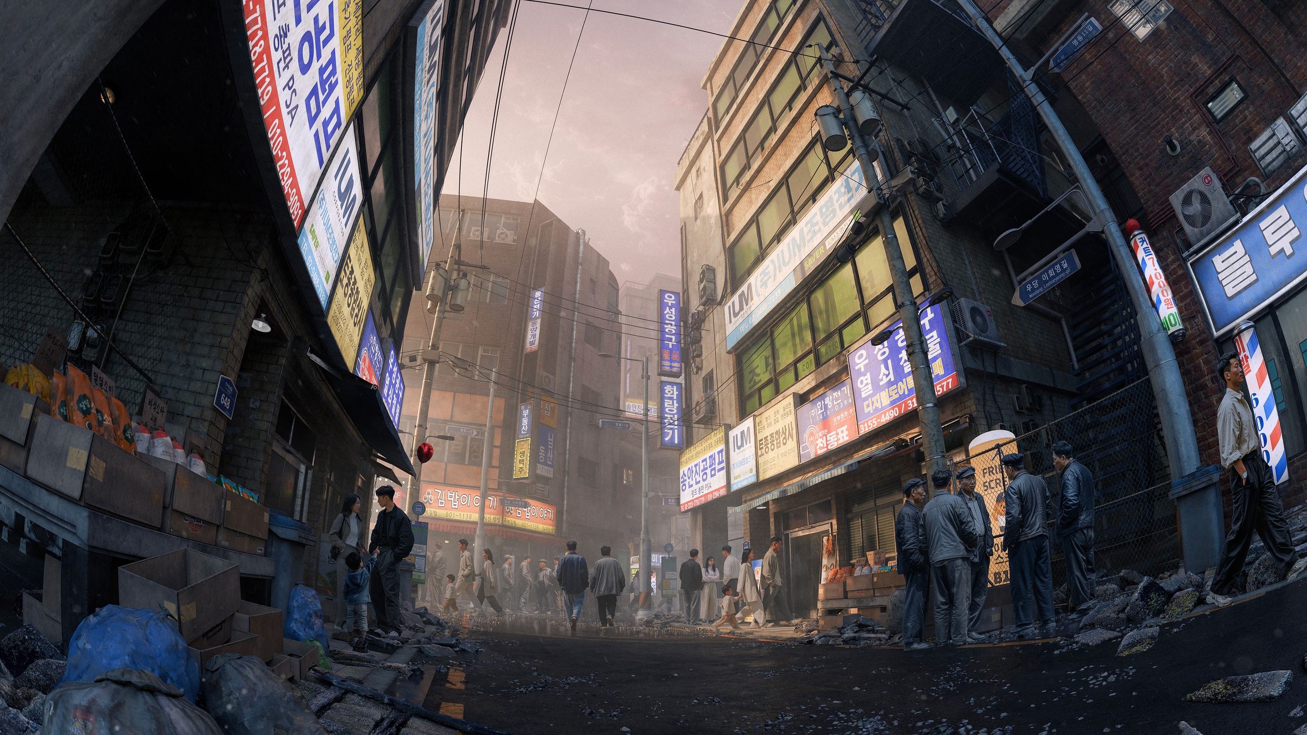 Media 1 for listing Seoul Streets 3D Pack - hero asset korean 3d models video game ready