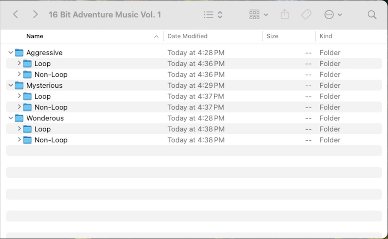Media 1 for listing 16 Bit Adventure Music Vol. 1