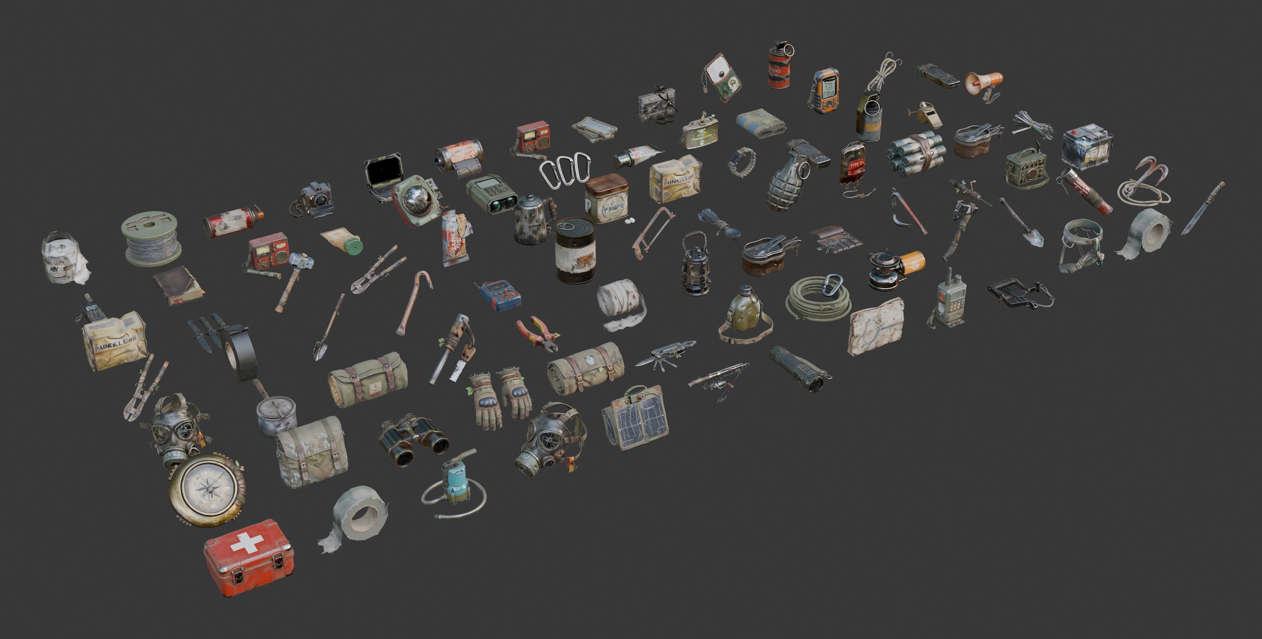 Media 1 for listing Survival Gear Set - 90 items