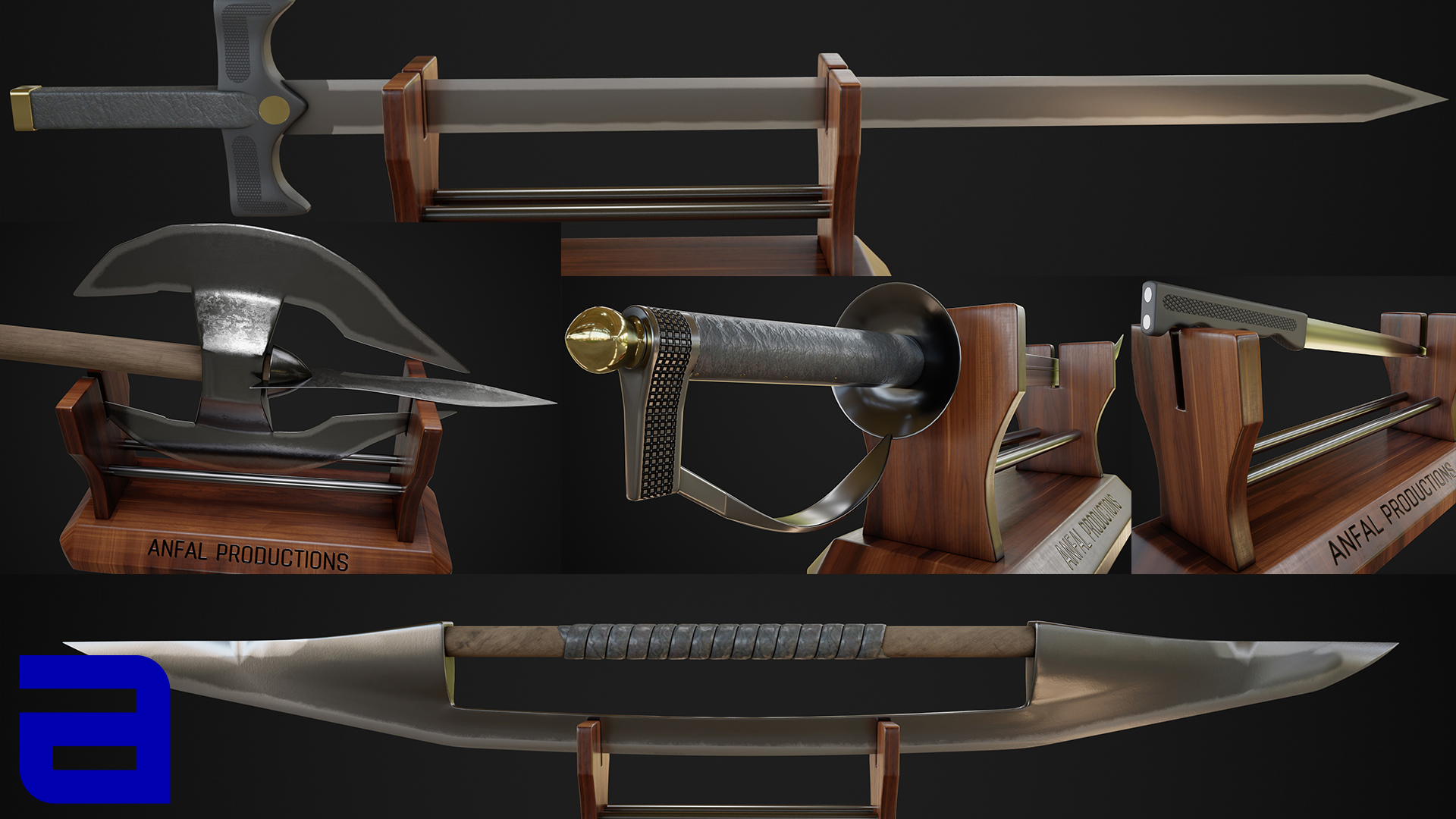 Free Sword Pack – 5 Realistic Melee Weapons (AAA Quality, PBR, 3 LODs ...