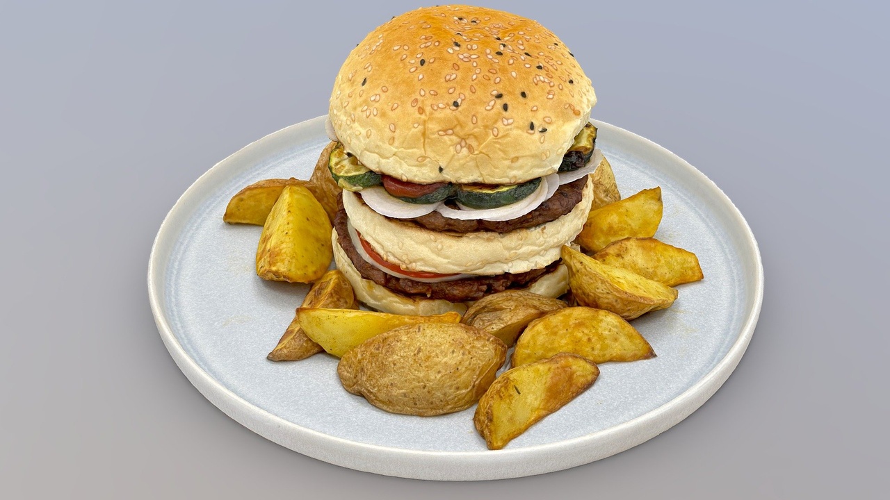 Media 1 for listing Double Vegan Burger