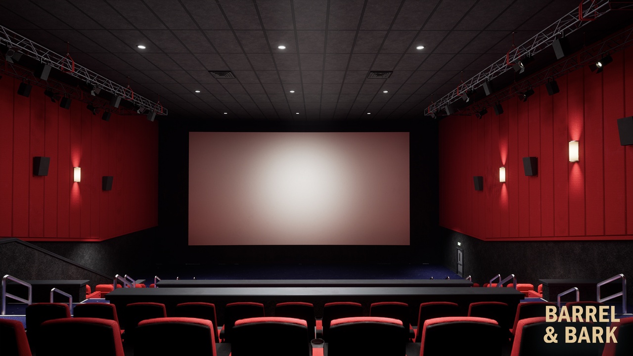 Movie Theatre Scene with Foyer