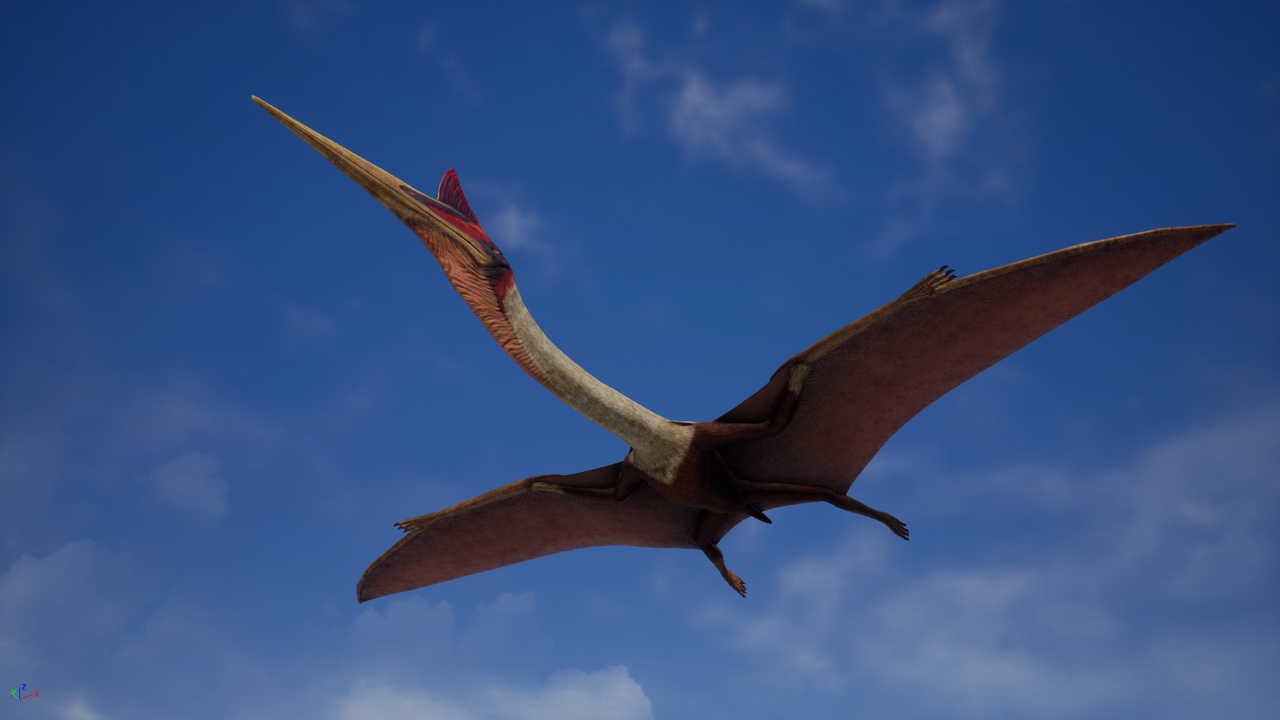 Media 1 for listing Quetzalcoatlus pterosaur