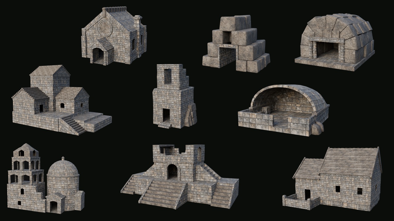 Ancient Stone Buildings 제품 등록을 위한 미디어 1개