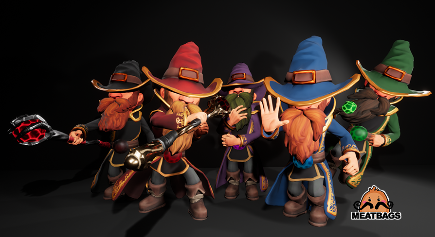 Animated Stylized Wizard | Fab