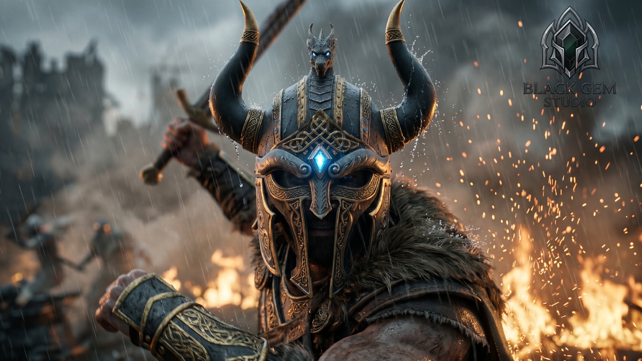 Media 1 for listing Dragonborn Titan Helmet for Mythic Fantasy Metahuman Warriors