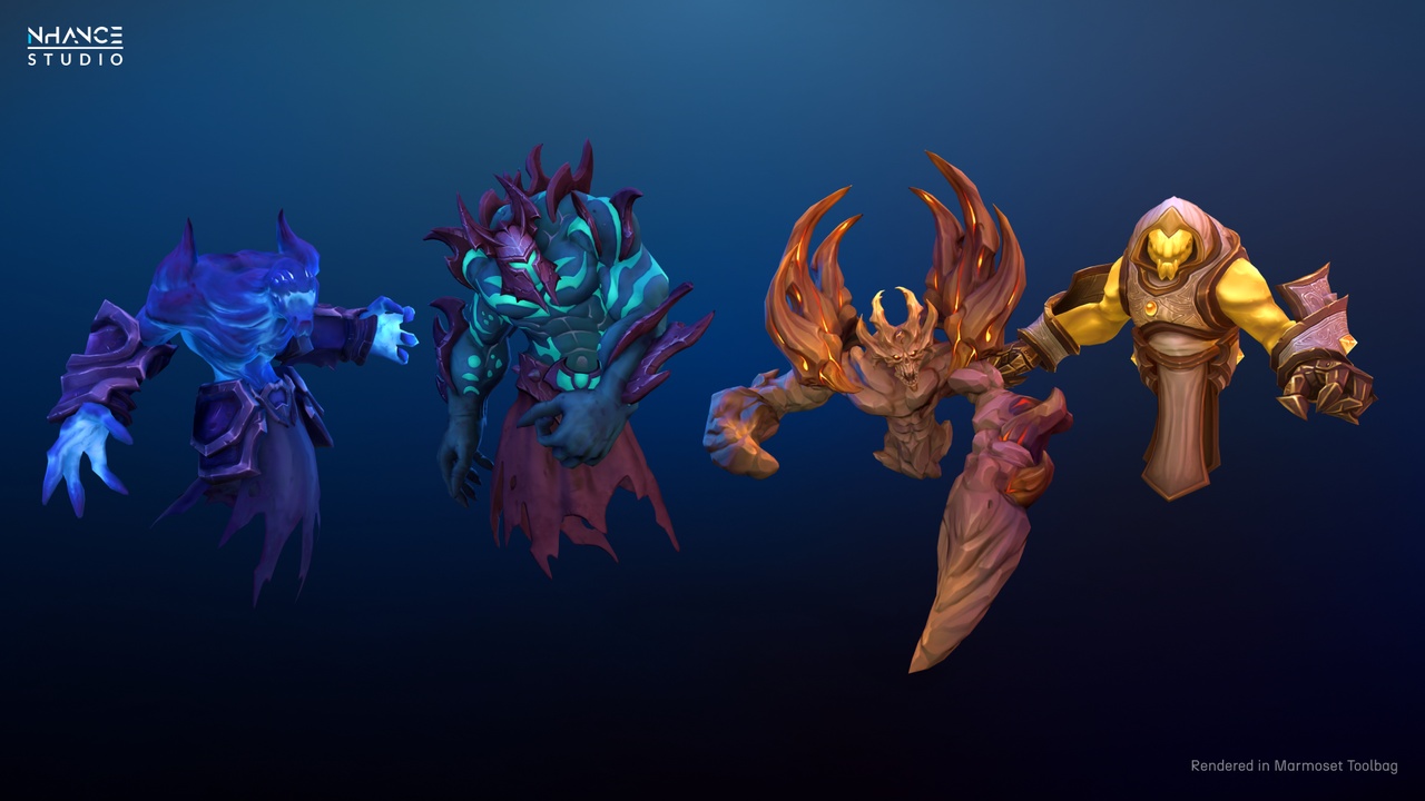 Media 1 for listing Stylized Fantasy Elementals Pack #2