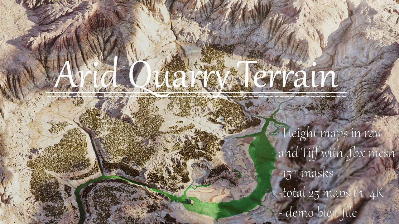 Media 1 for listing Arid Quarry Terrain
