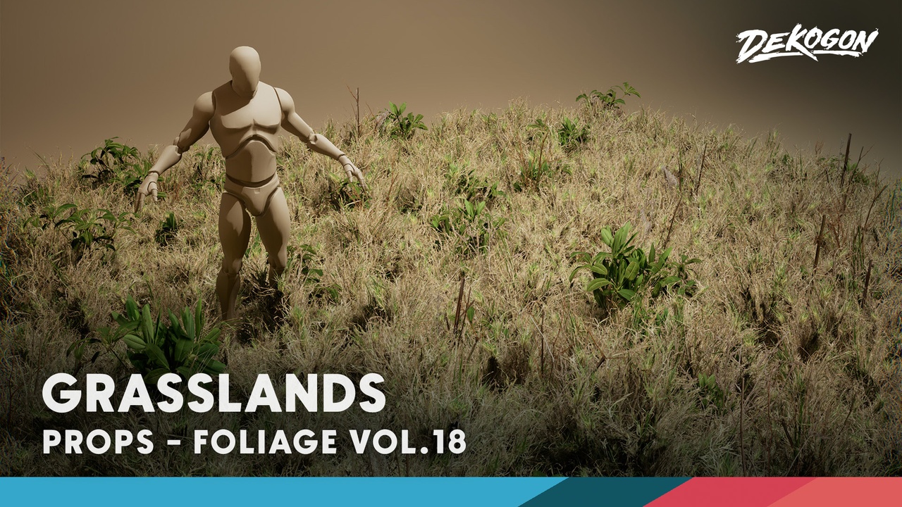 商品 Foliage VOL.18 - Grasslands (Low Poly) 的媒体 1