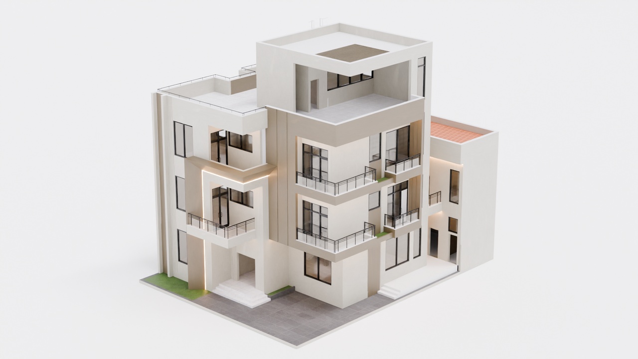 Media 1 for listing Modern Luxury Villa - Streamline Modern Residential Architecture