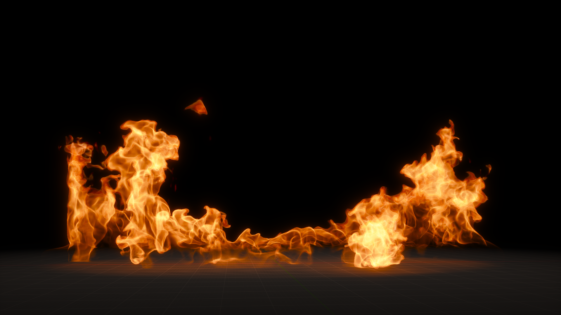 Fire Slow Motion Vdb Effect Pavk Loop | Fab