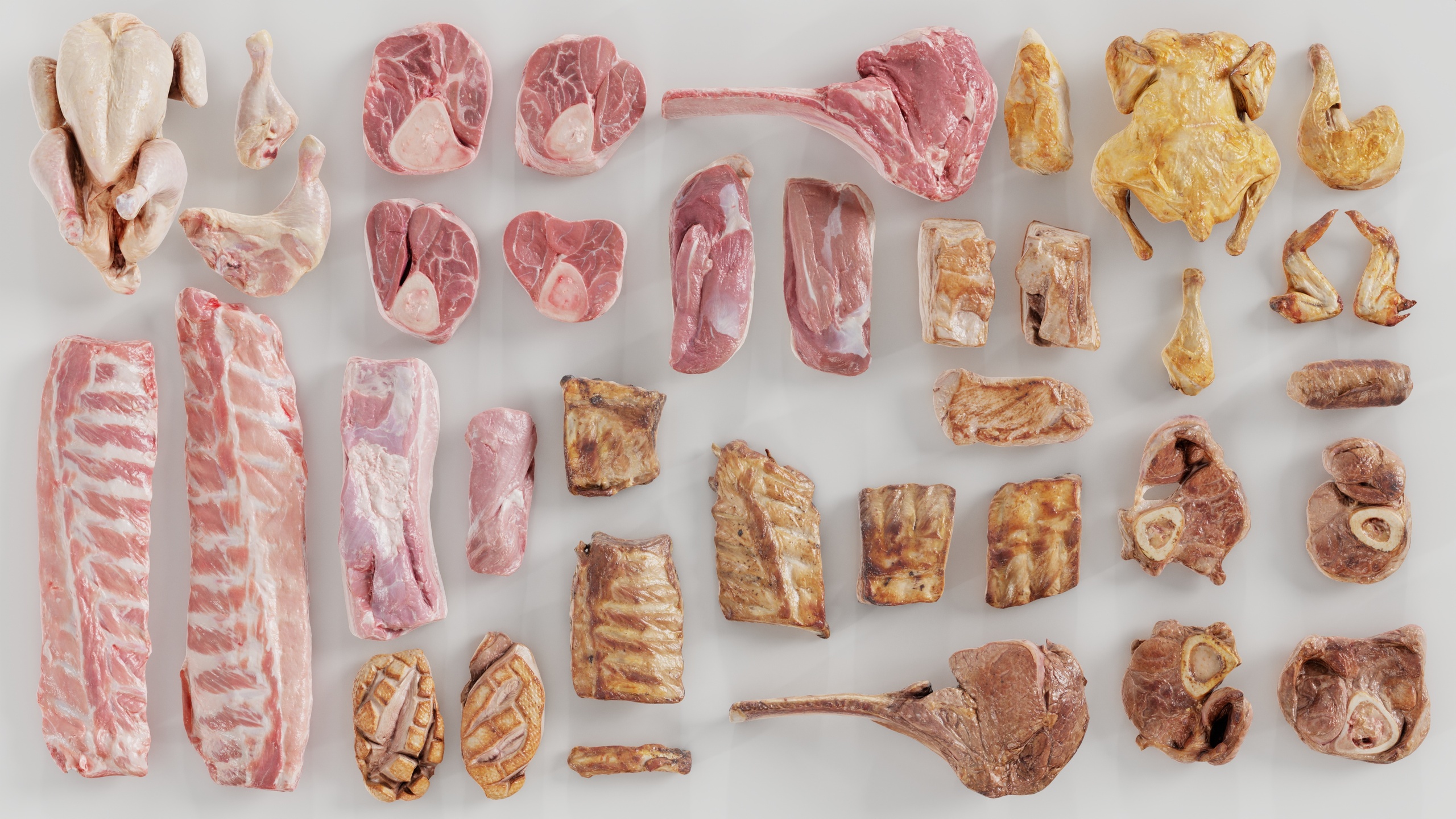 Media 1 for listing 36 Meat and Chicken Raw and Cooked