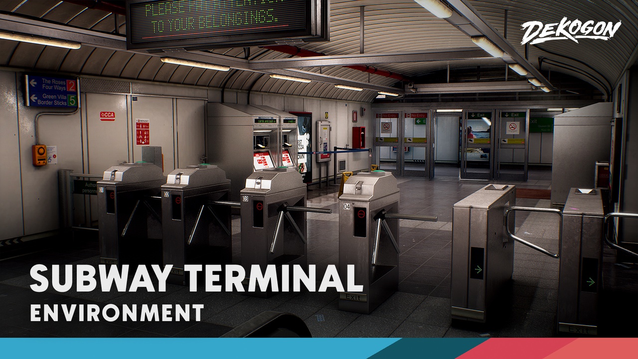 CCA Subway Train Terminal 제품 등록을 위한 미디어 1개