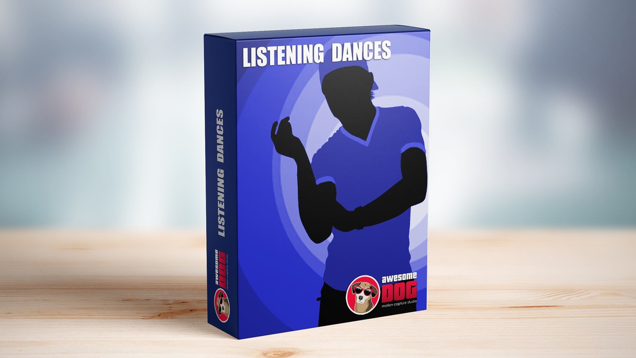 Media 1 for listing Listening Dances MoCap Motion Set