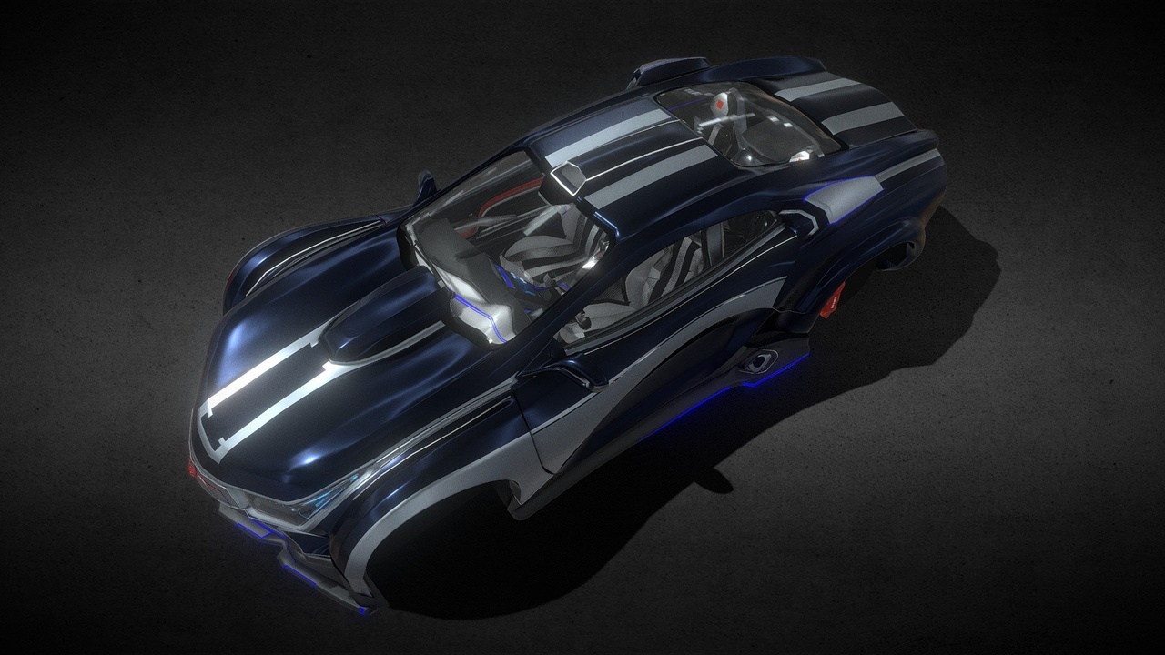 Media 1 for listing Sci-fi sport car body