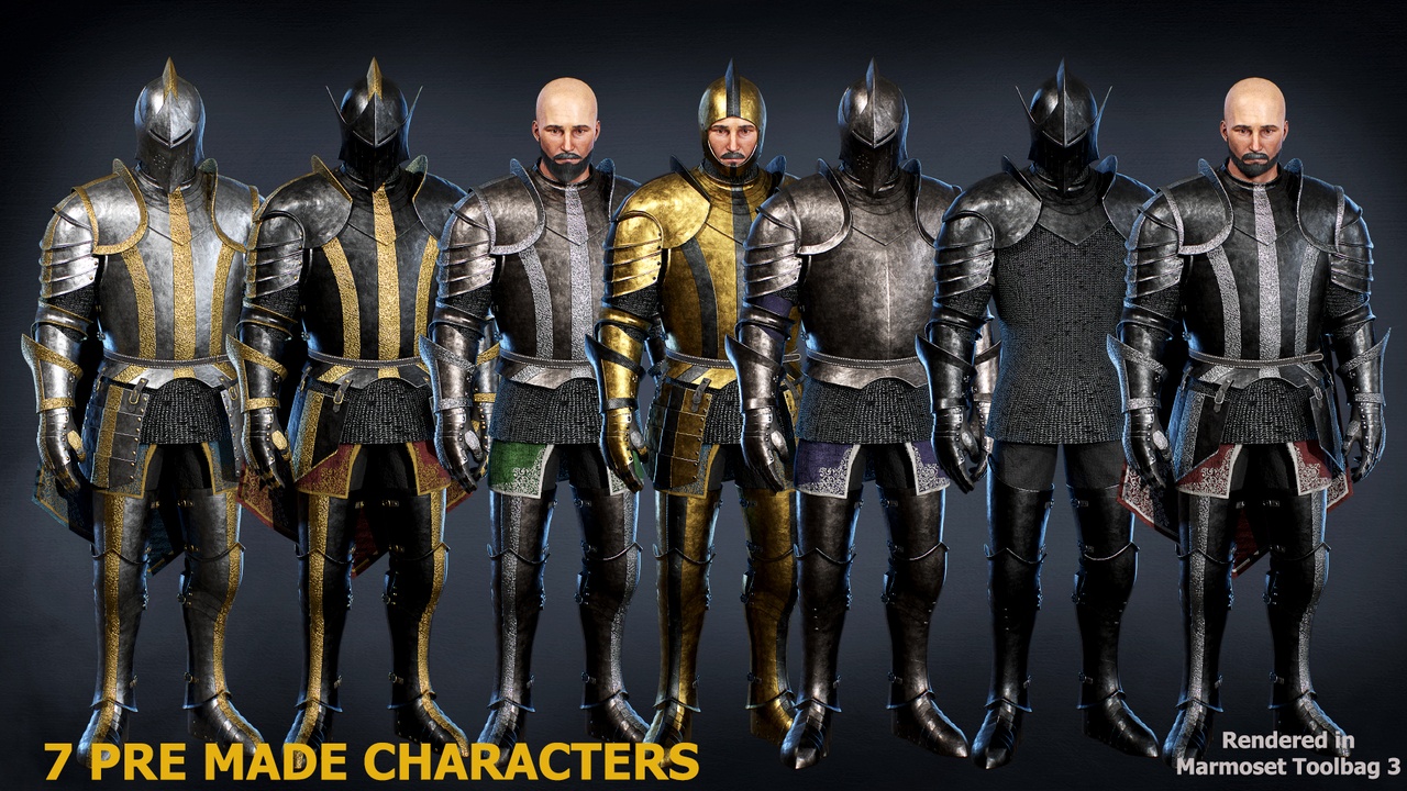 Media 1 for listing Fantasy Knight 01