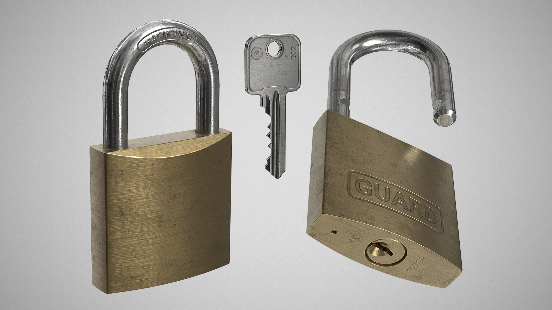 Brass Padlock | Fab