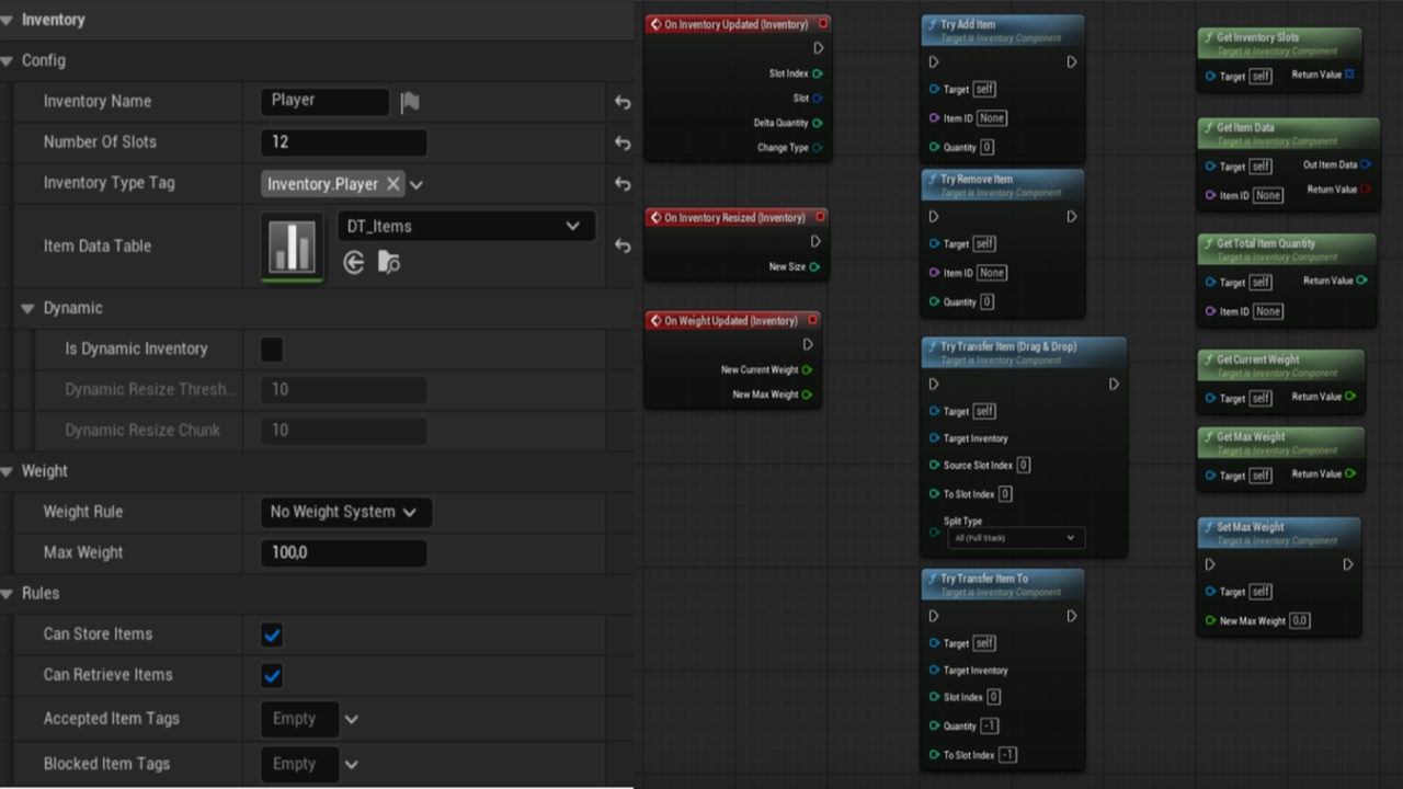 Inventory System C++ FastArray & Multiplayer Ready | Fab