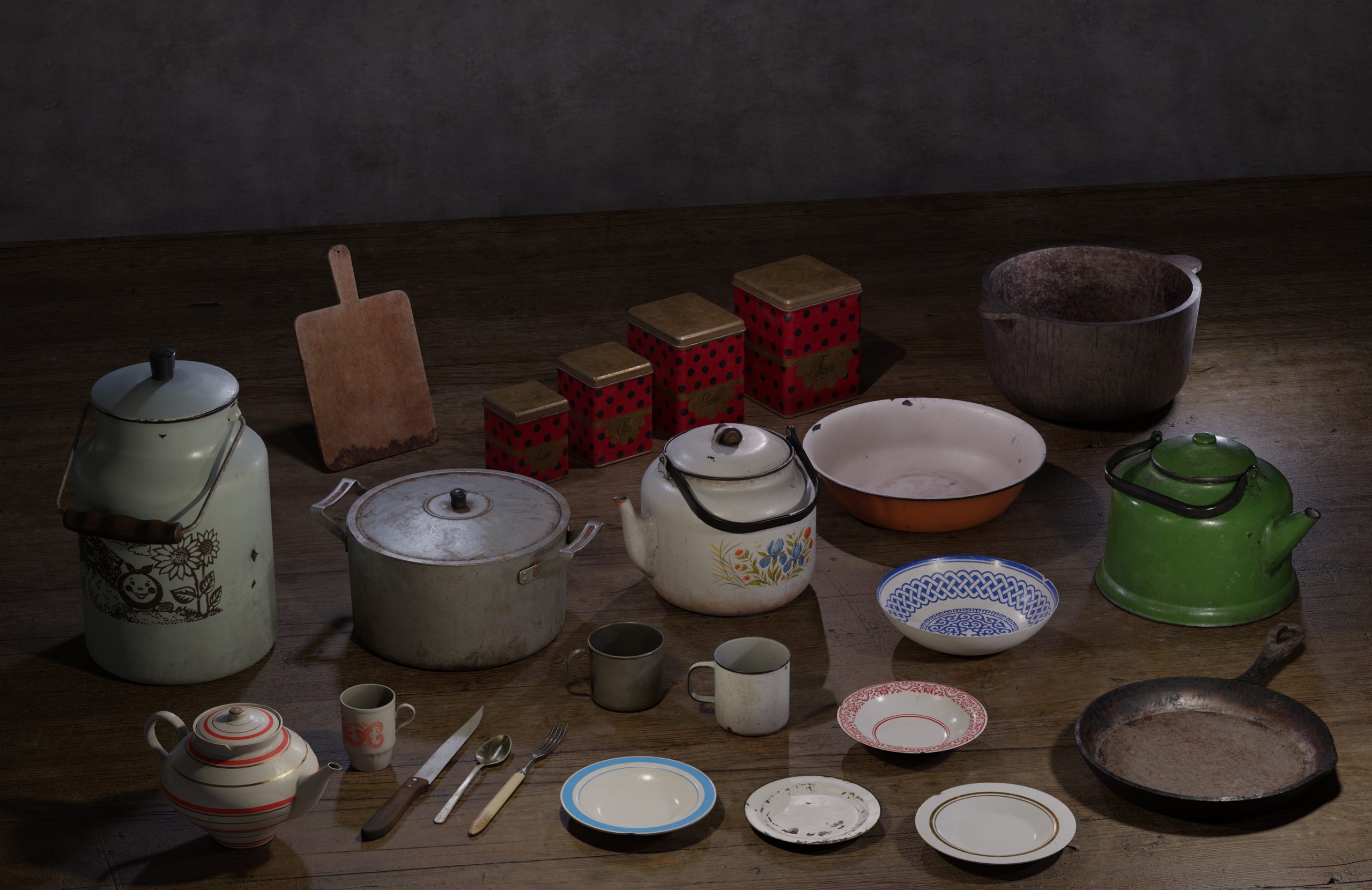 Media 1 for listing Old dishes pack