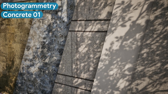 Concrete 01 - Scanned Photogrammetry Materials