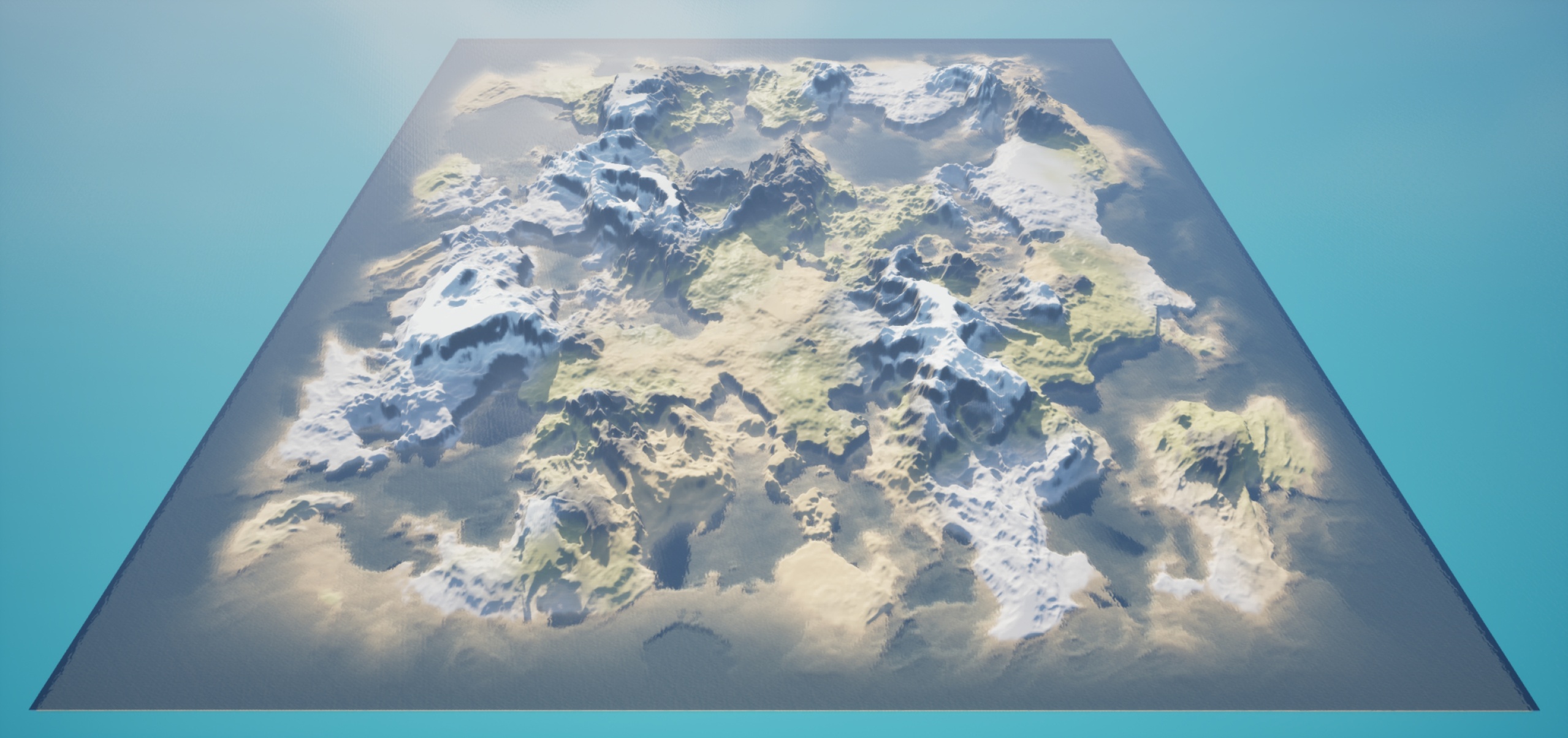 Media 1 for listing AutoMeshTerrain — Procedural Terrain for Mesh Partition