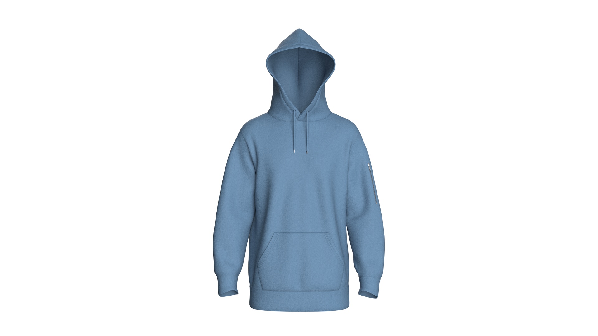 Media 1 for listing Men Alpine Sleeve - Zip Hoodie | High Poly
