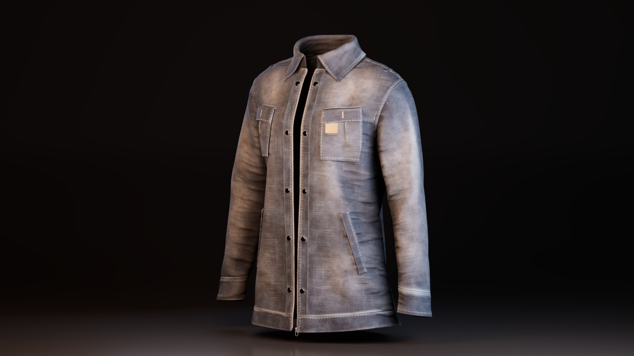 Media 1 for listing Realistic Vintage Utility Workwear Jacket
