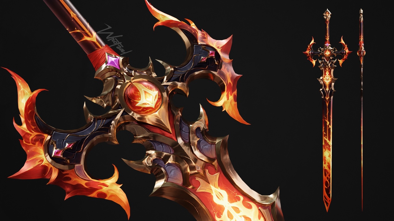 Media 1 for listing Sword Kazanflar [Stylized Fantasy]