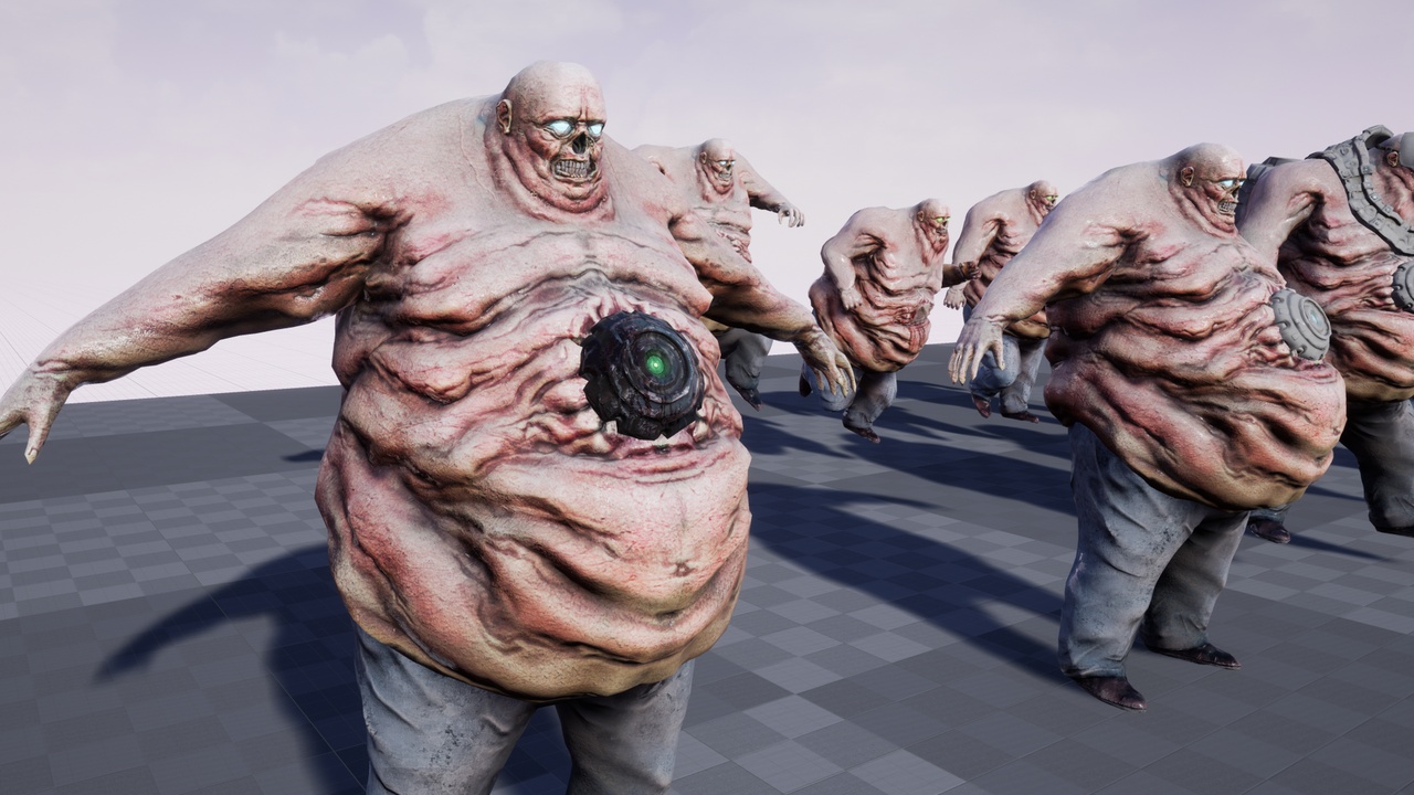 Media 1 for listing Fat Mutant Zombie