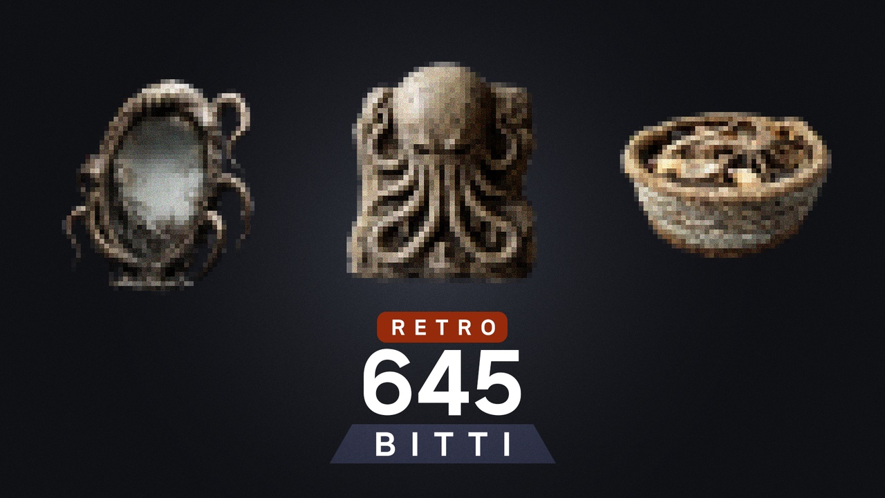 Media 1 for listing BITTI_Cthulhu645 (Retro)