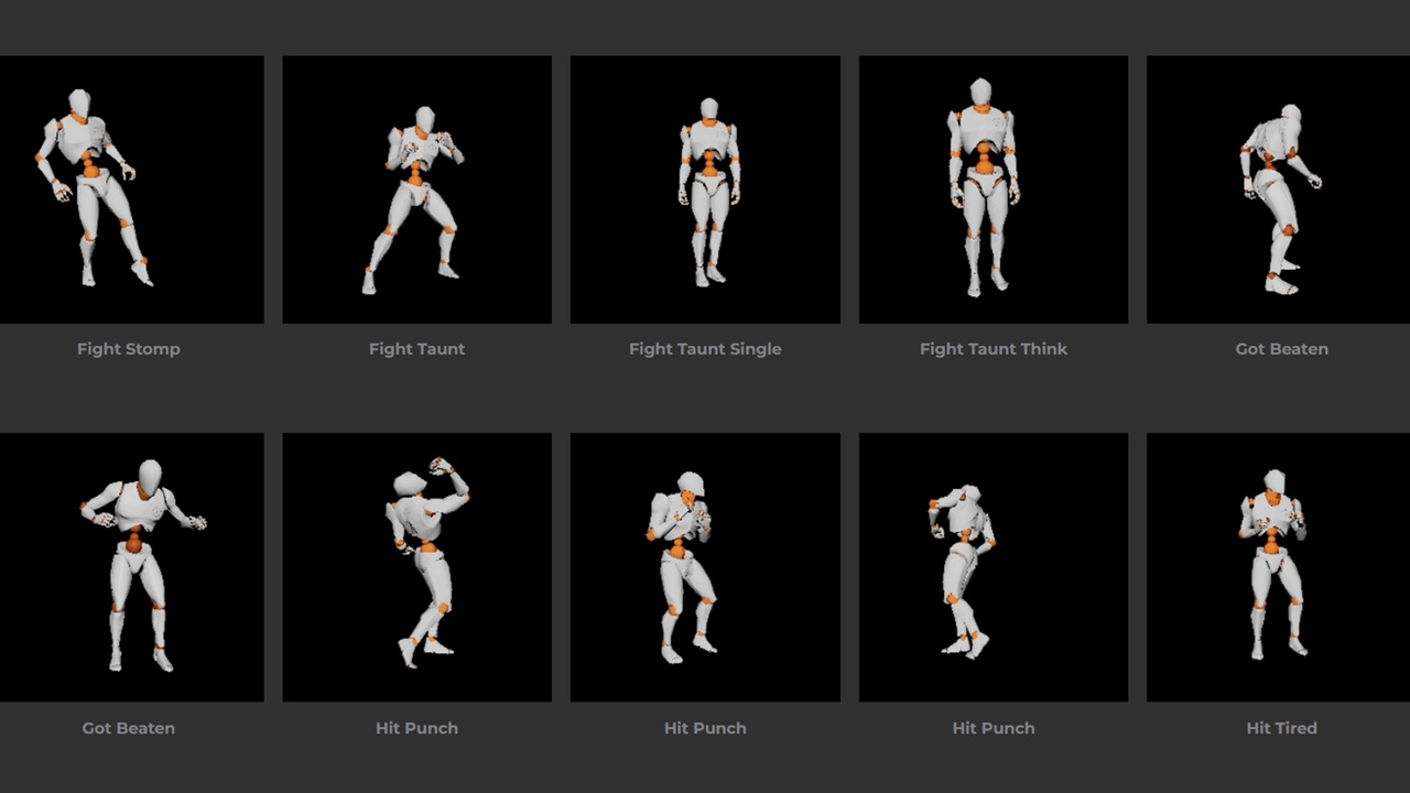 Ultimate Fight Animation Mocap Pack (37 Animations) | Fab