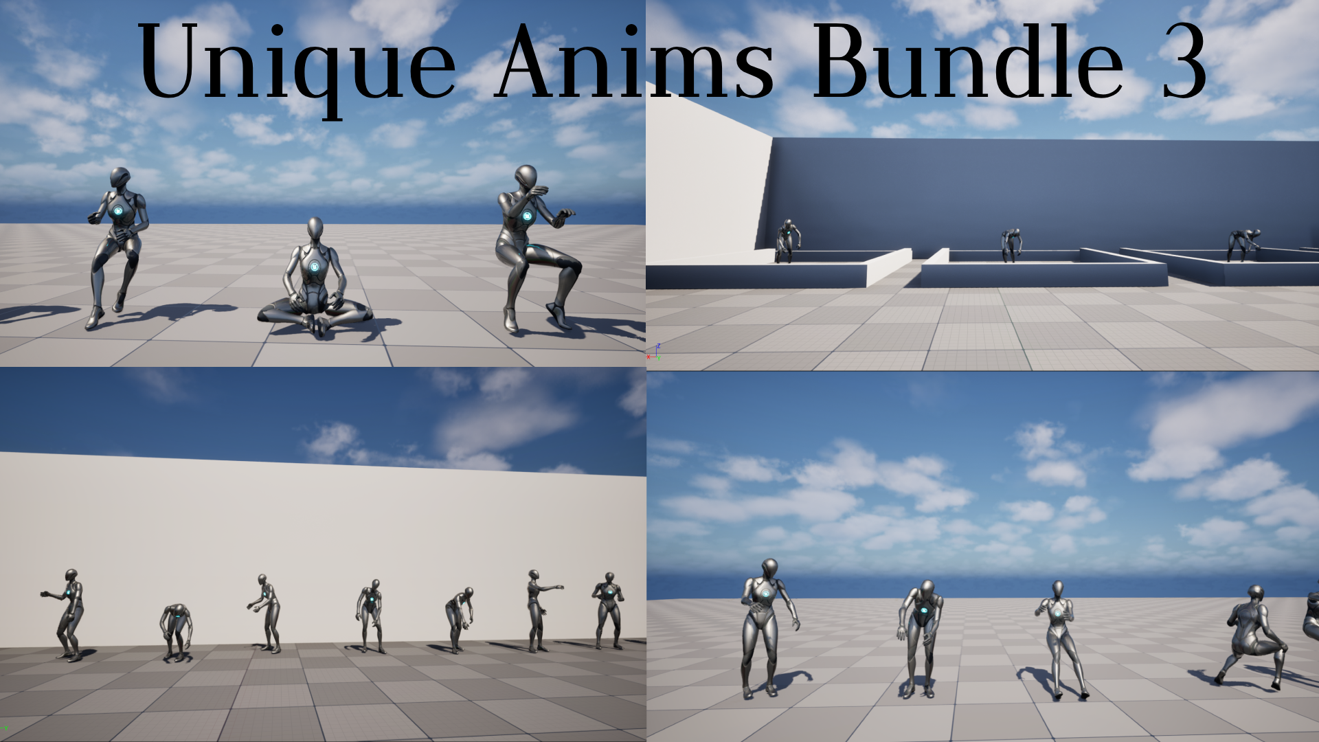 Unique Anims Bundle 3 | Fab