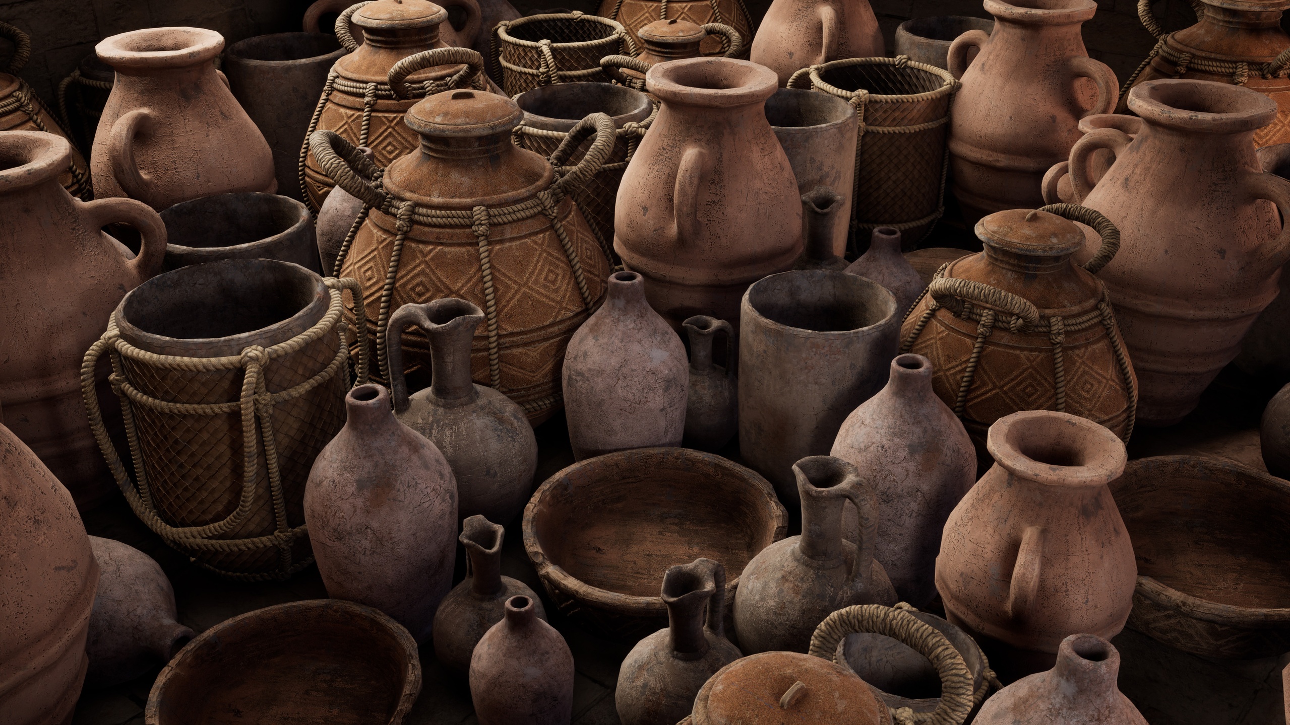 Media 1 for listing Desert Ancient Pottery Collection (7 Assets)