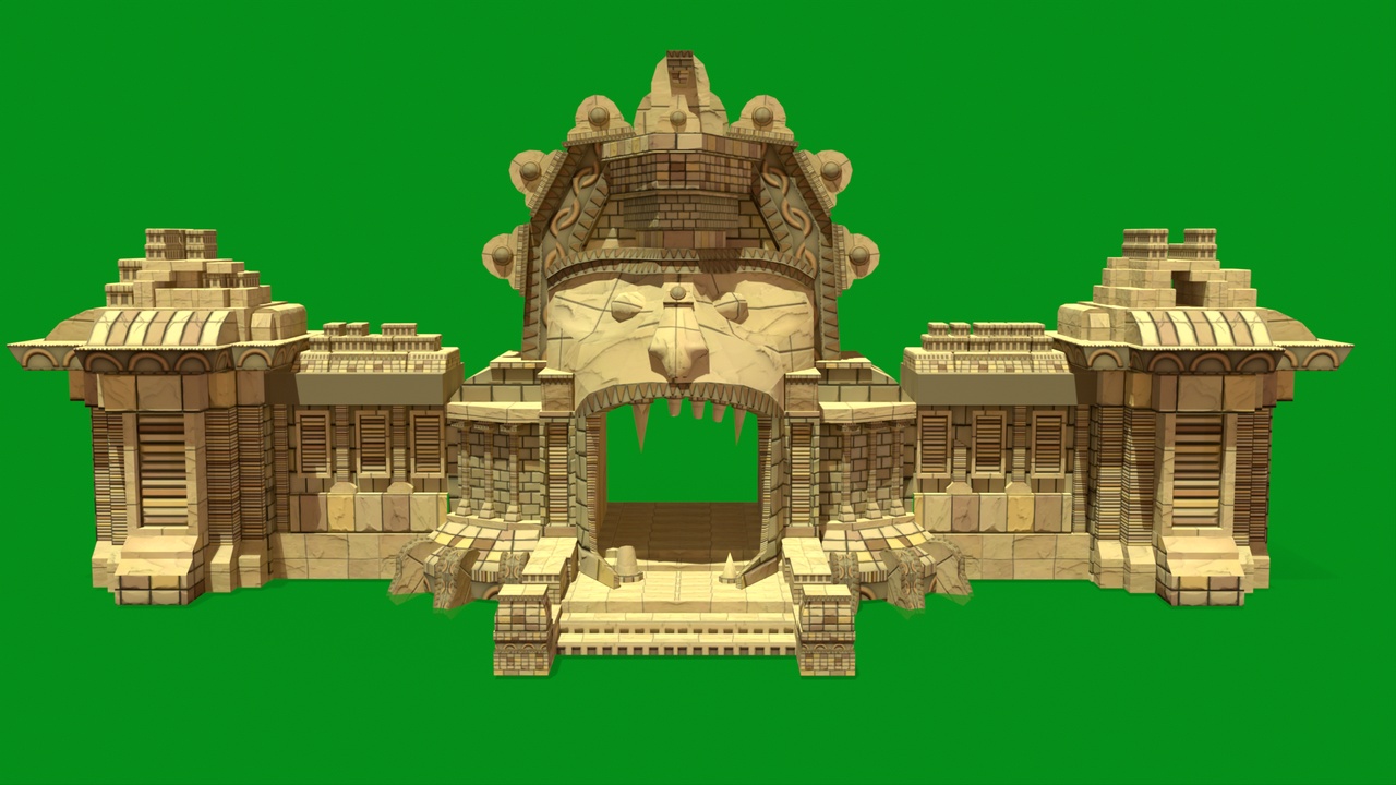 Media 1 for listing Stylized Monkey Temple