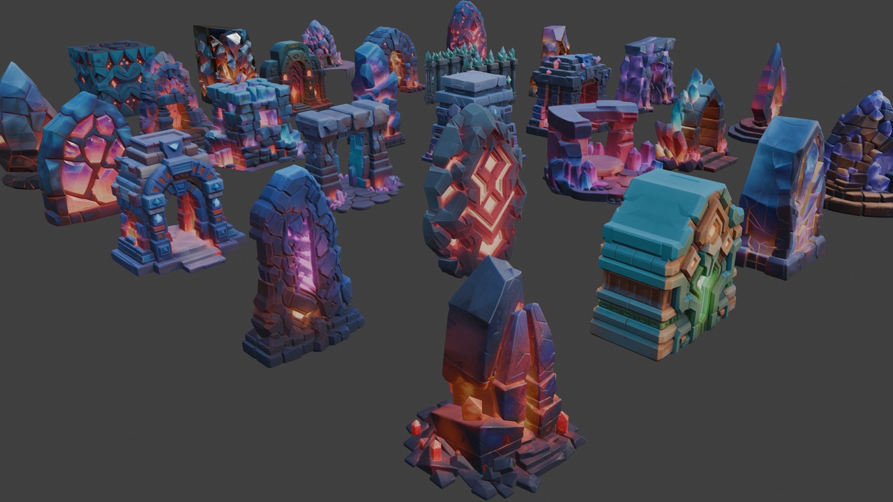 Media 1 for listing Crystallized Objects Pack I