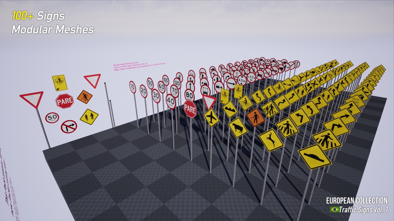 Media 1 for listing Brazilian Collection: Traffic Signs