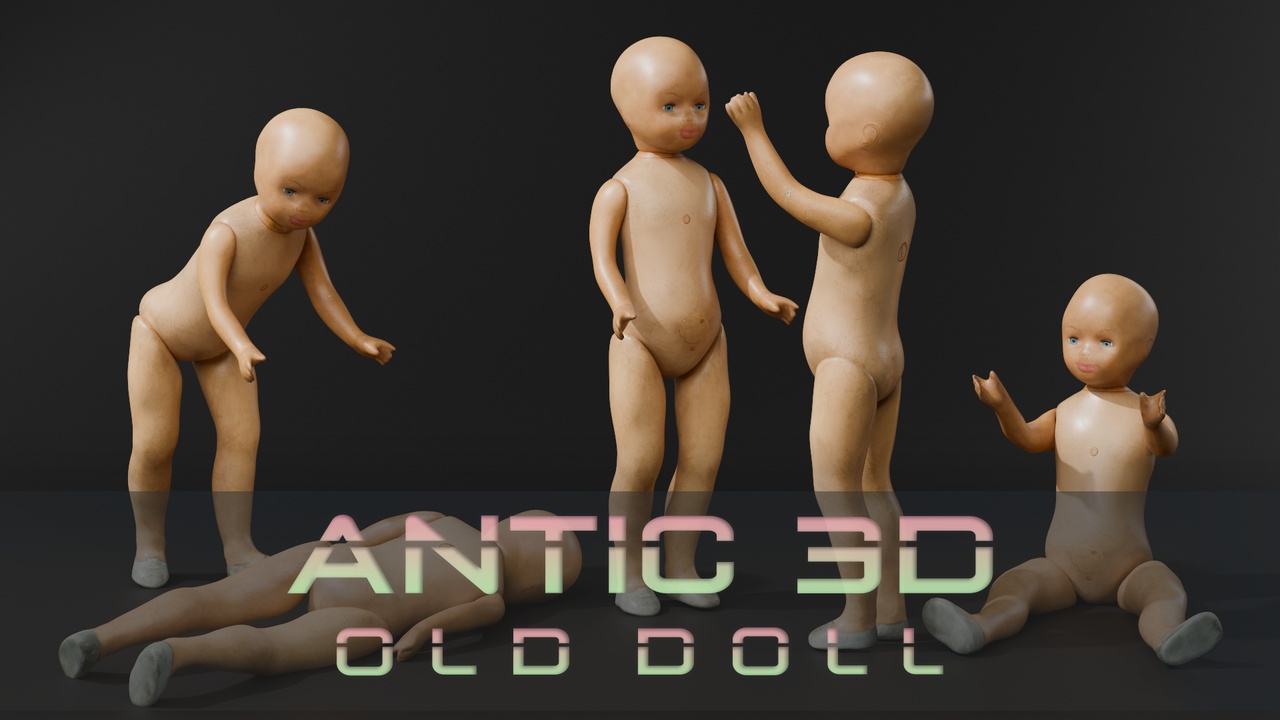 Media 1 for listing Doll Big Old