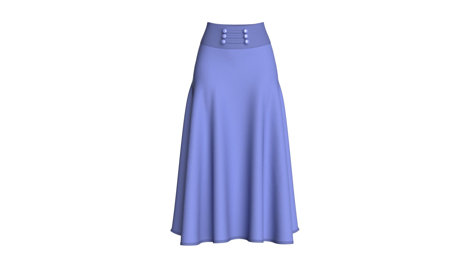 Media 1 for listing Girls Slate Button Skirt | High Poly