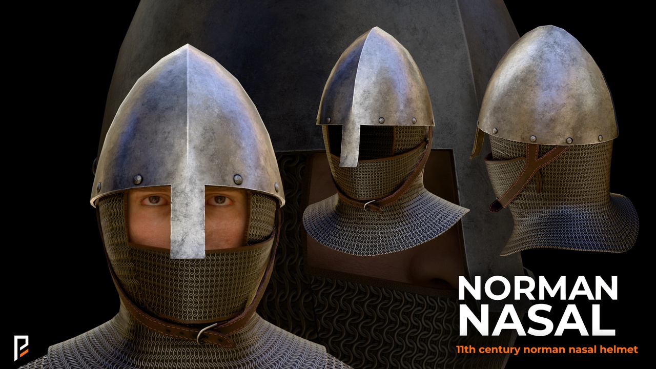 Media 1 for listing 11th Century Norman Nasal Helmet- Medieval