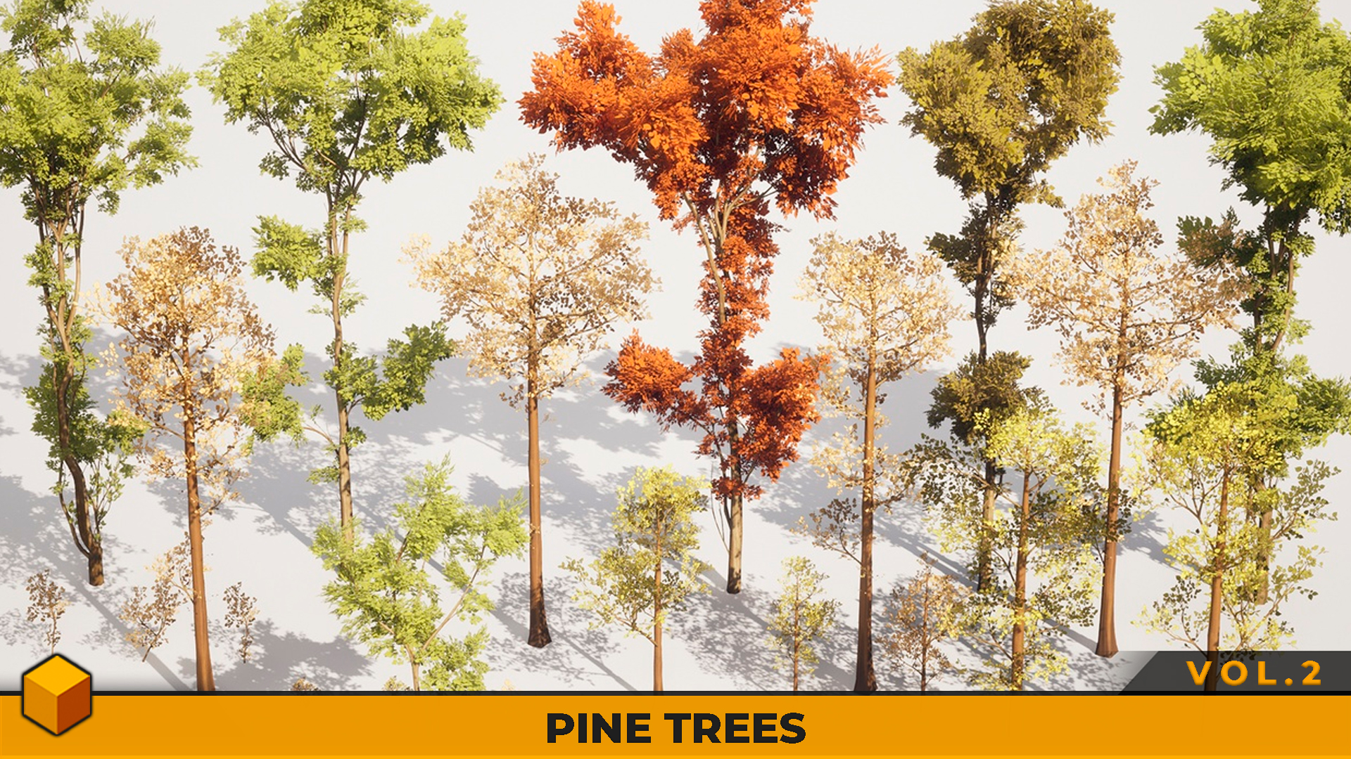 Vegetation Vol 2 - Pine Trees | Fab