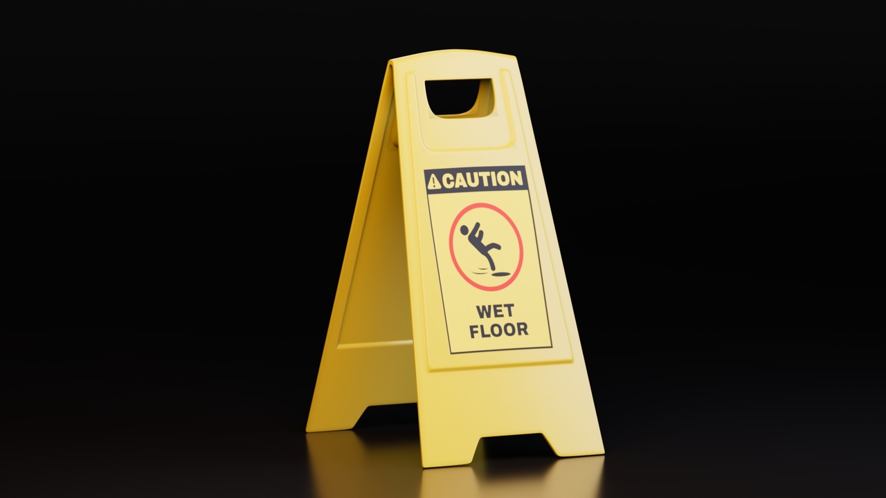 Media 1 for listing Caution Wet Floor Sign