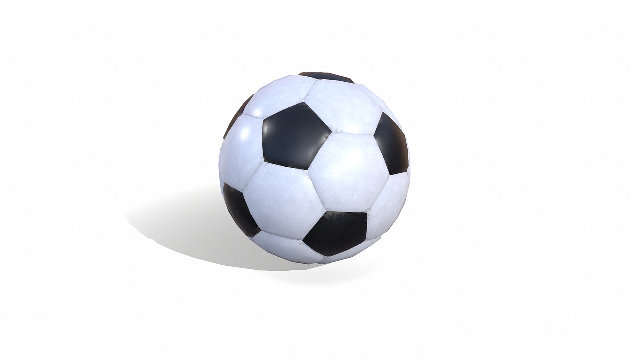 Media 1 for listing Generic Soccer Ball Low-poly PBR