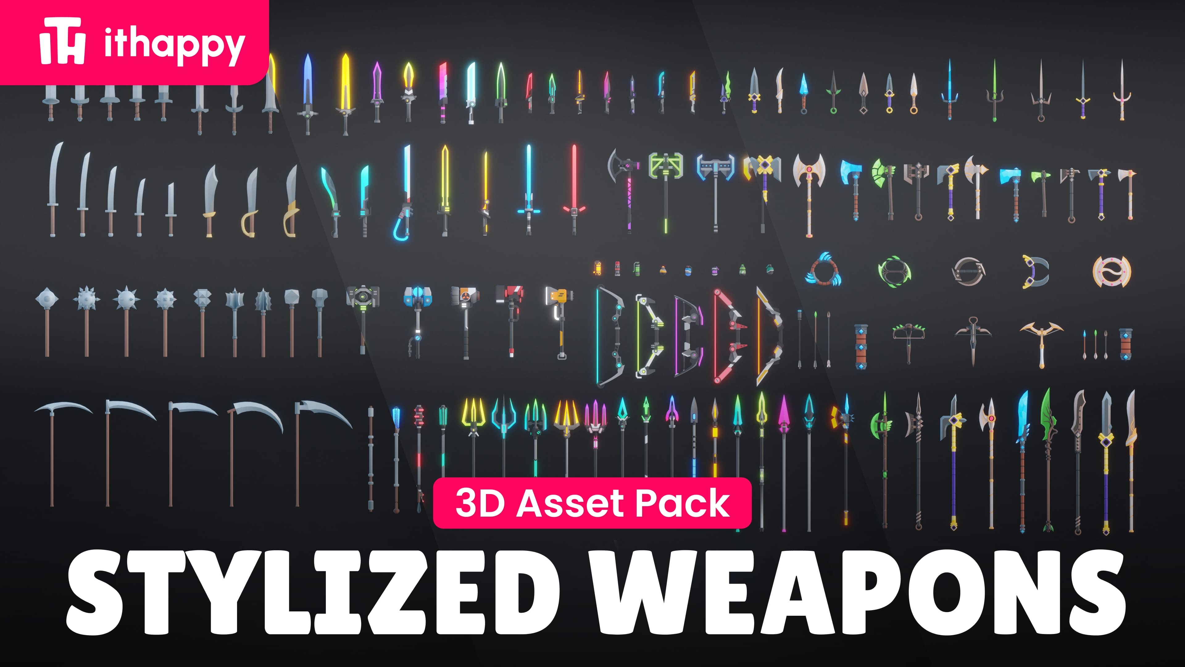 Ultimate Stylized Weapons - Low Poly 3D Models Pack | Fab